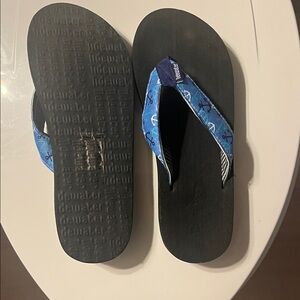 Black and Blue Anchor Flip Flops!